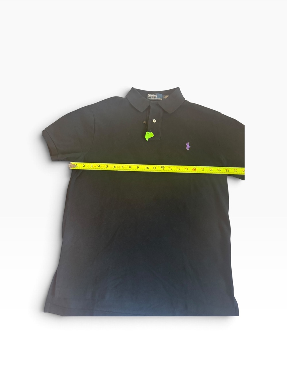 NWOT Polo Ralph Lauren Custom Fit Black Mesh Polo Men's Medium - Picture 10 of 13